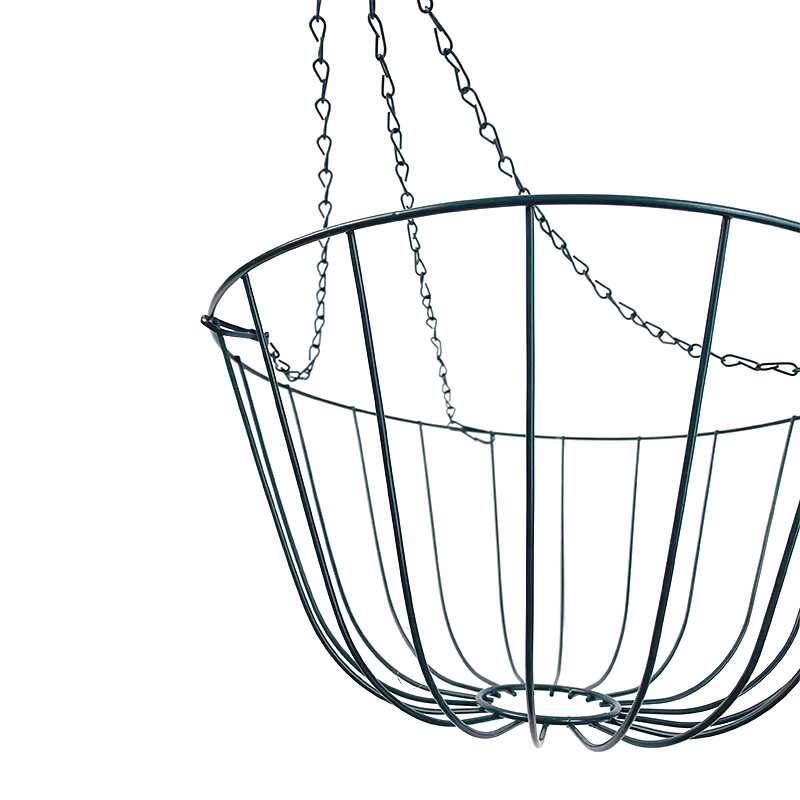 Zhaosheng Hardware - Cesta colgante de coco de forma redonda para jardín al aire libre de 10/12/14/16 pulgadas