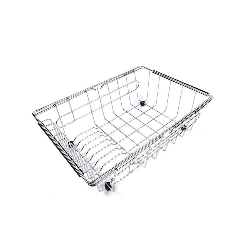 Zhaosheng Hardware - Cesta para fregadero de cocina sobre fregadero, estante para platos expandible
