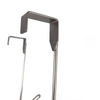 Zhaosheng Hardware - Ganchos para colgar sobre la puerta, estante para colgar llaves de baño, perchas de puerta de metal, gancho para ropa y toallas