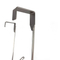 Zhaosheng Hardware - Ganchos para colgar en la puerta del baño, estante para colgar llaves, colgadores de puerta de metal, gancho para ropa y toallas