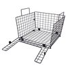 Zhaosheng Hardware - Cesta de almacenamiento plegable de metal, organizador de despensa para el baño del hogar