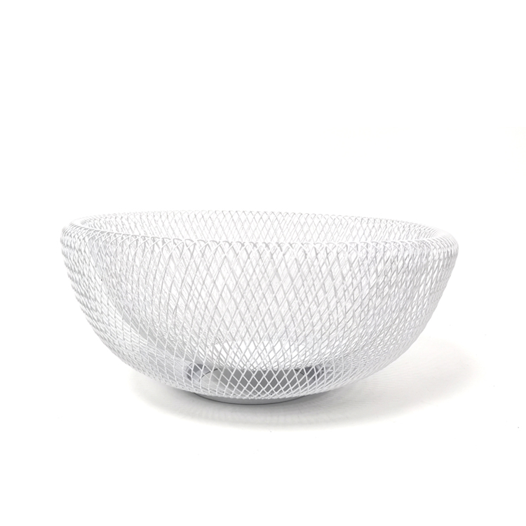Zhaosheng Hardware - Cesta de almacenamiento de frutas de alambre de metal, organizador de almacenamiento de alimentos, soporte decorativo para fruteros