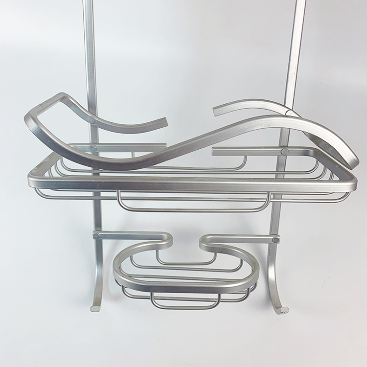 Zhaosheng - Estante de almacenamiento para baño, carrito de ducha colgante de aluminio inoxidable