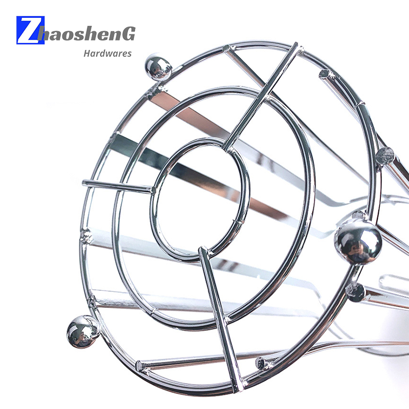 Zhaosheng - Soporte de almacenamiento de rollo de papel higiénico de metal para baño con reserva