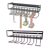 Zhaosheng Hardware - Estante de almacenamiento para taladro eléctrico, estante flotante para herramientas, estante de almacenamiento montado en la pared, organizador de herramientas eléctricas