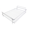 Zhaosheng Hardware - Estante para platos de aluminio, estante para secar platos de cocina de 2 niveles