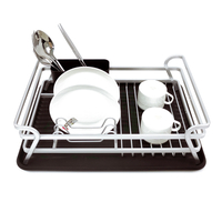 Zhaosheng Hardware - Rejilla para secar platos de aluminio, organizador de cocina, escurridor para platos