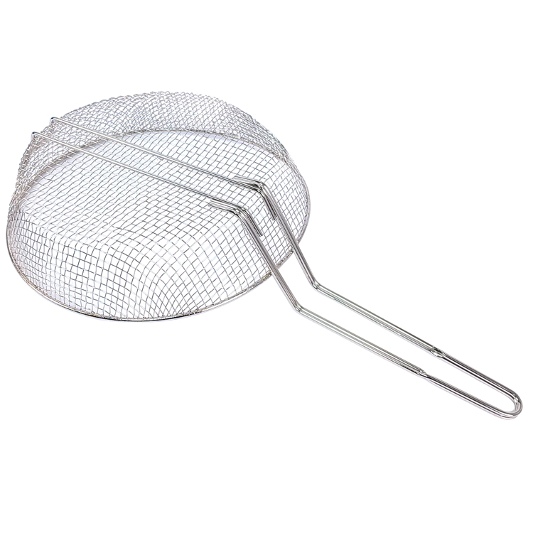 Zhaosheng Hardware - Cesta para freír de aluminio de 12 pulgadas, colador de alimentos, cestas para freír patatas fritas