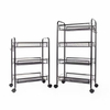 Zhaosheng Hardware - Organizador de carro utilitario de malla de almacenamiento para el hogar Estante de almacenamiento de cocina de 3 niveles