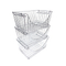 Zhaosheng Hardware - Cesta de frutas de cocina Cesta de almacenamiento apilable para almacenamiento de despensa de cocina