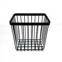 Zhaosheng Hardware - Cesta de almacenamiento de alambre Bakset de metal negro para almacenamiento de cocina y baño