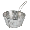 Zhaosheng Hardwar - Cesta para freidora, colador, cesta para freír redonda perforada