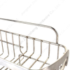 Zhaosheng - Estante de baño de Alambre de Metal, Estante de Almacenamiento de baño montado en la Pared, Carrito de Ducha Adhesivo