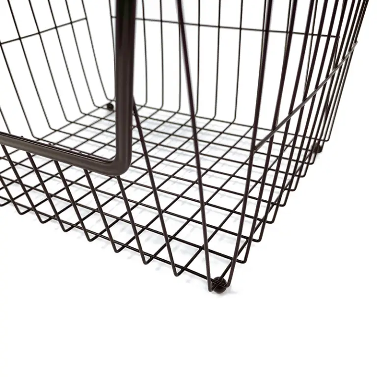 Cesta de almacenamiento apilable para cocina, cesta de frutas de alambre, hardware Zhaosheng