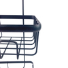 Zhaosheng- Estante de baño de Metal con Caja Fuerte para el Espacio, Estante de baño de Lujo, Estante de Esquina para baño, Estante de Esquina Negro