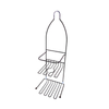 Zhaosheng - Organizador de Ducha Caddy Estante de baño Moderno Caddy de Ducha