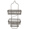 Zhaosheng - Estante de almacenamiento para baño, estante de ducha de metal, carrito de ducha colgante
