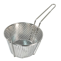 Zhaosheng Hardward - Cesta para freír redonda Cesta para freír perforada de acero inoxidable