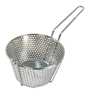 Zhaosheng Hardward - Cesta para freír redonda Cesta para freír perforada de acero inoxidable
