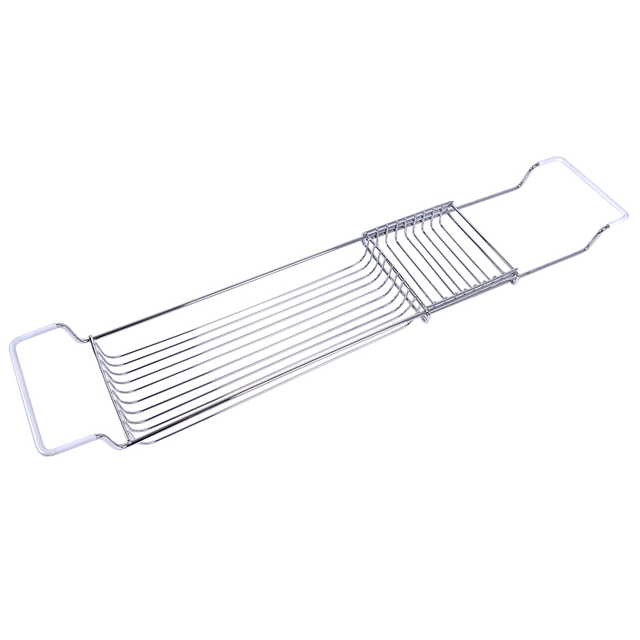 Zhaosheng - Estante de bañera de Acero Inoxidable Accesorios de baño Extensión de Lujo Bañera Caddy Bandeja de Spa Mesa Bandeja de bañera