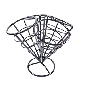Zhaosheng Hardware - Soporte para conos de alambre para patatas fritas para servir alimentos