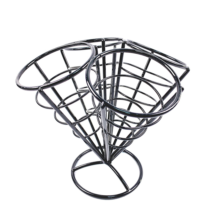 Zhaosheng Hardware - Soporte para conos de alambre para patatas fritas para servir alimentos