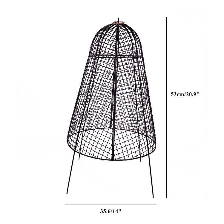 Zhaosheng Hardware - Cloche de alambre de pollo para jardín, evita que los animales coman plantas, cubierta de metal, protector de protección para jaula