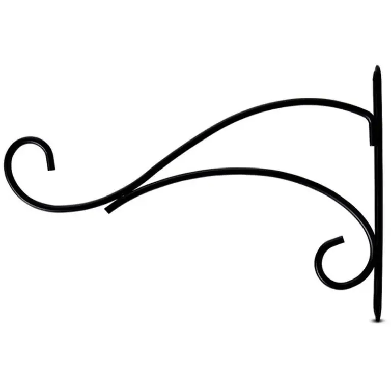 Zhaosheng Hardware - Soporte de pared para plantas, gancho de metal para colgar cestas, linternas, campanillas de viento