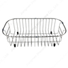 Zhaosheng Hardware - Colador de acero inoxidable 304, cesta para fregadero, escurridor, rejilla para secar frutas y verduras en el fregadero, rejilla para platos