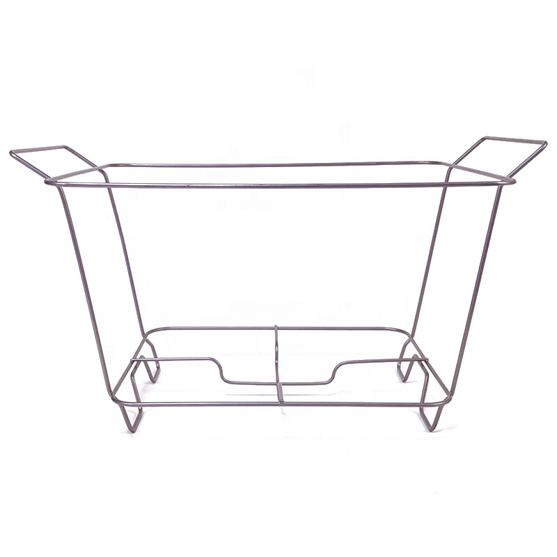 Hardware Zhaosheng - 1/2 Half -Samise de alambre Rack Chafer Chafer Food Calmer Broting Plato Racks de alambre Ratch