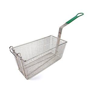 Zhaosheng Hardware - Cesta de freidora comercial para restaurante/cesta para freír con mango de plástico