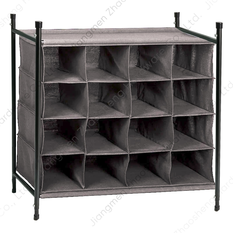 Zhaosheng Hardware - Zapatero de almacenamiento Cubby con estante para zapatos de 16 compartimentos