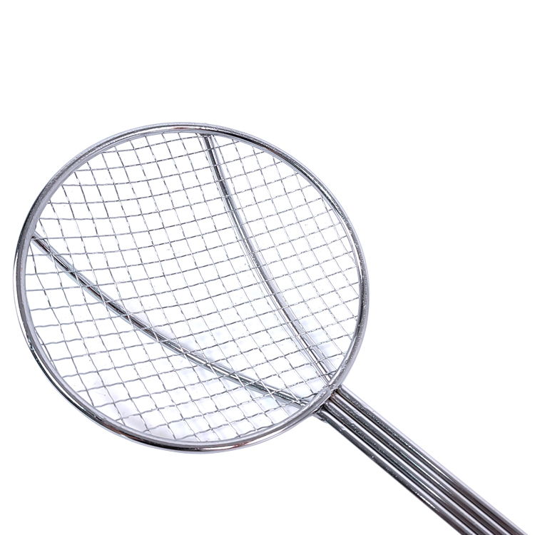 Zhaosheng Hardware - Skimmer de malla redonda cromado de 6 pulgadas para freír fideos de pescado y cocinar
