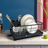 Zhaosheng Hardware - Estante para platos de acero metálico, almacenamiento de cocina, escurridor de platos, soporte para almacenamiento, estante para secar platos
