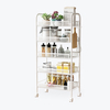 Zhaosheng Hardware - Organizador multiusos de malla para carrito de cocina, estante de almacenamiento de alimentos de 3 niveles