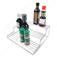 Zhaosheng Hardware - Soporte para utensilios de tarro cromado de 3 niveles personalizado