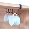 Zhaosheng Hardware - Soporte para tazas de café con estante inferior, colgador de metal para tazas de té