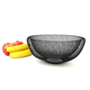 Zhaosheng Hardware - Cesta de almacenamiento de metal de acero para decoración del hogar Cestas de frutas de alambre redondo