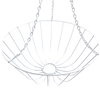 Zhaosheng Hardware - Cesta colgante para decoración de jardín con forro de coco, maceteros colgantes, cestas colgantes de coco de forma redonda