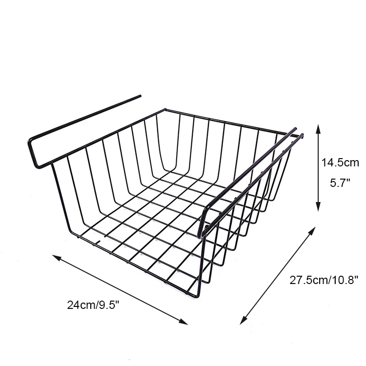 Zhaosheng Hardware - Cesta de almacenamiento de cocina debajo del estante Cestas de alambre