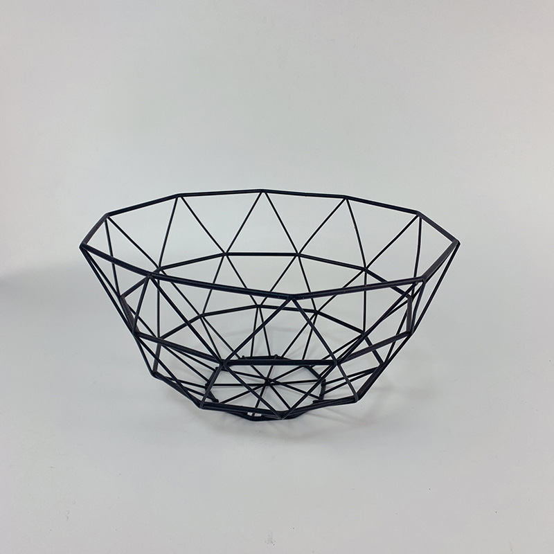 Zhaosheng Hardware - Cestas de almacenamiento para fruteros de hierro y metal, cesta de frutas de metal con colgador de plátano