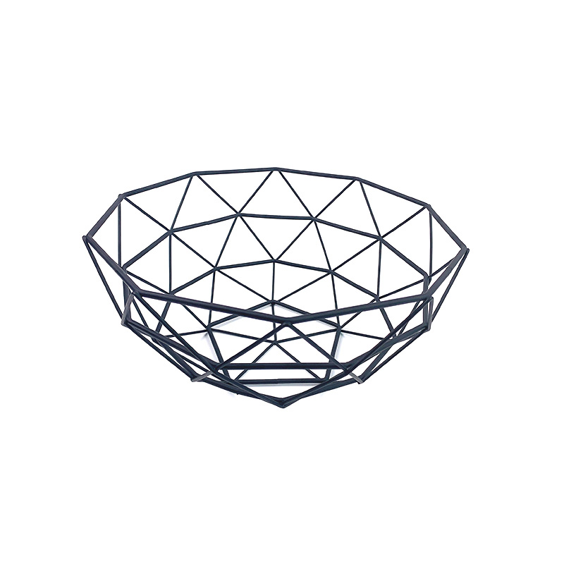 Zhaosheng Hardware - Cesta redonda de metal para frutas, recipientes de almacenamiento, cestas de frutas de alambre de hierro para almacenamiento de cocina
