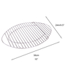 Zhaosheng Hardware - Rejilla para asar ovalada plegable de acero inoxidable para horno, rejilla de alambre para panadería, rejilla para enfriar para hornear y asar