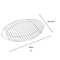 Zhaosheng Hardware - Rejilla para asar ovalada plegable de acero inoxidable para horno, rejilla de alambre para panadería, rejilla para enfriar para hornear y asar