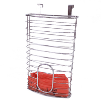 Zhaosheng Hardware - Sobre el gabinete Bolsa de comestibles Soporte de almacenamiento Bolsas de basura Ahorro Alambre de metal Organizador de bolsas de plástico