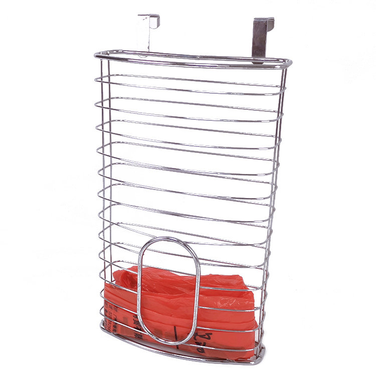 Zhaosheng Hardware - Sobre el gabinete Bolsa de comestibles Soporte de almacenamiento Bolsas de basura Ahorro Alambre de metal Organizador de bolsas de plástico