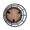 Zhaosheng Hardware-Soporte para lápices de alambre de metal, contenedor de escritorio para oficina, organizador de escritorio, portalápices de metal de bambú de madera