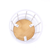 Zhaosheng Hardware - Portalápices personalizado para almacenamiento de lápices, soporte para bolígrafos con base de madera de bambú para oficina, organizador de escritorio