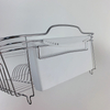 Zhaosheng Hardware - Rejilla para secar platos de alambre con bandeja de goteo blanca y soporte para utensilios
