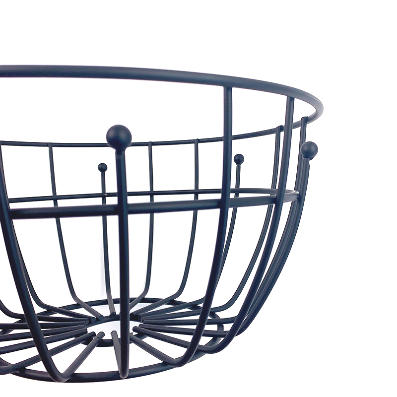 Zhaosheng Hardware - Cesta decorativa de almacenamiento de acero y metal para cesta de frutas